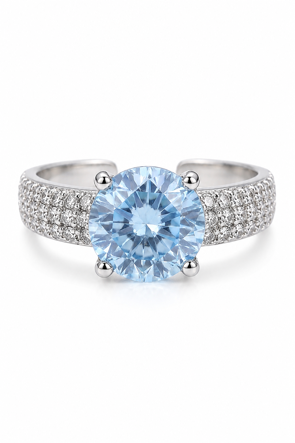 Baby blue Myra ring