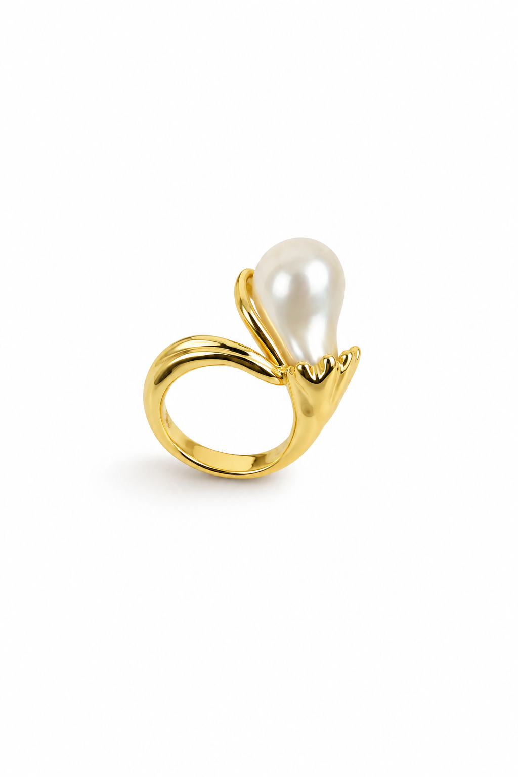 Molten Pearl Drip Ring