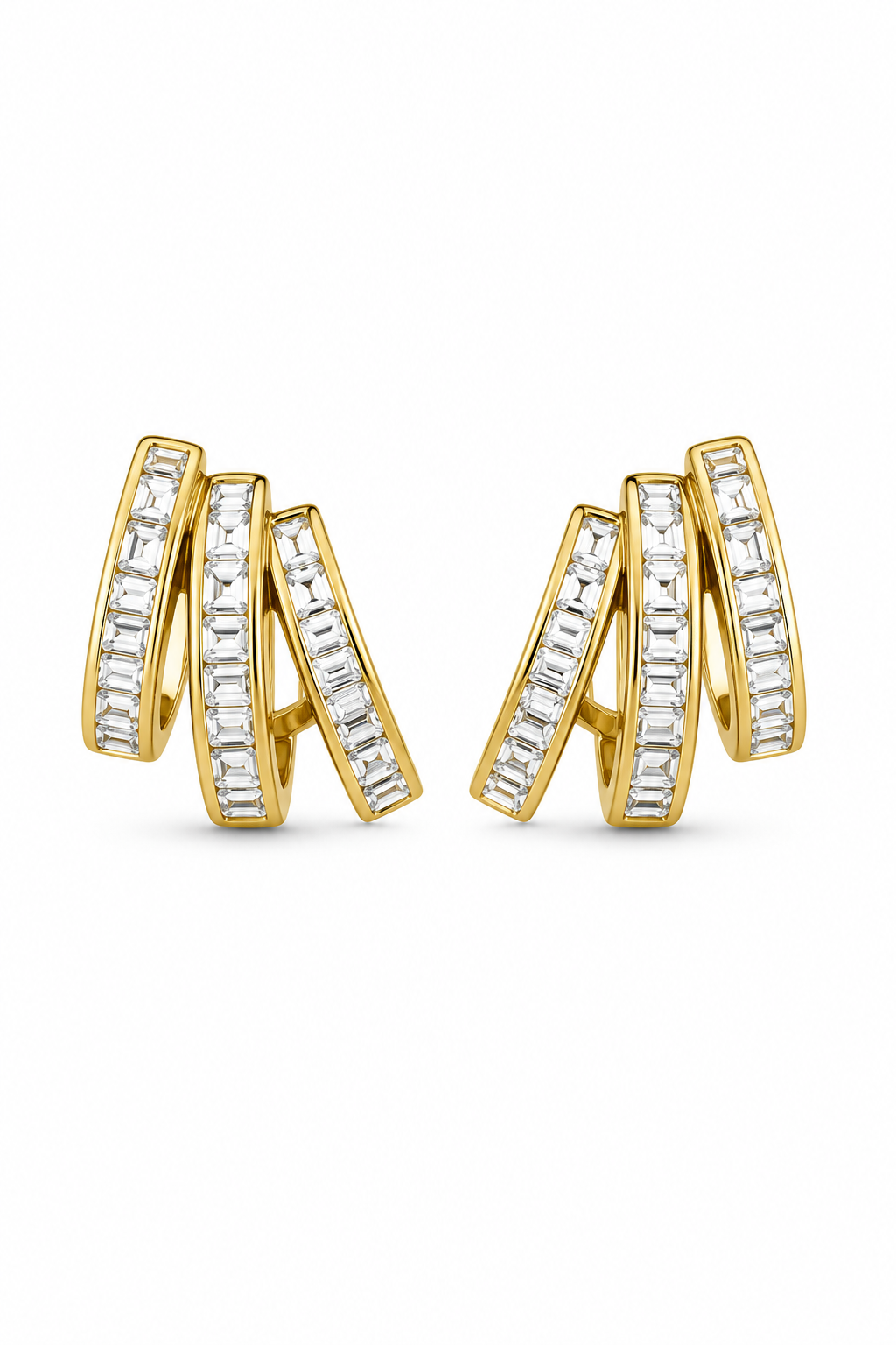 Tripple hoop earring