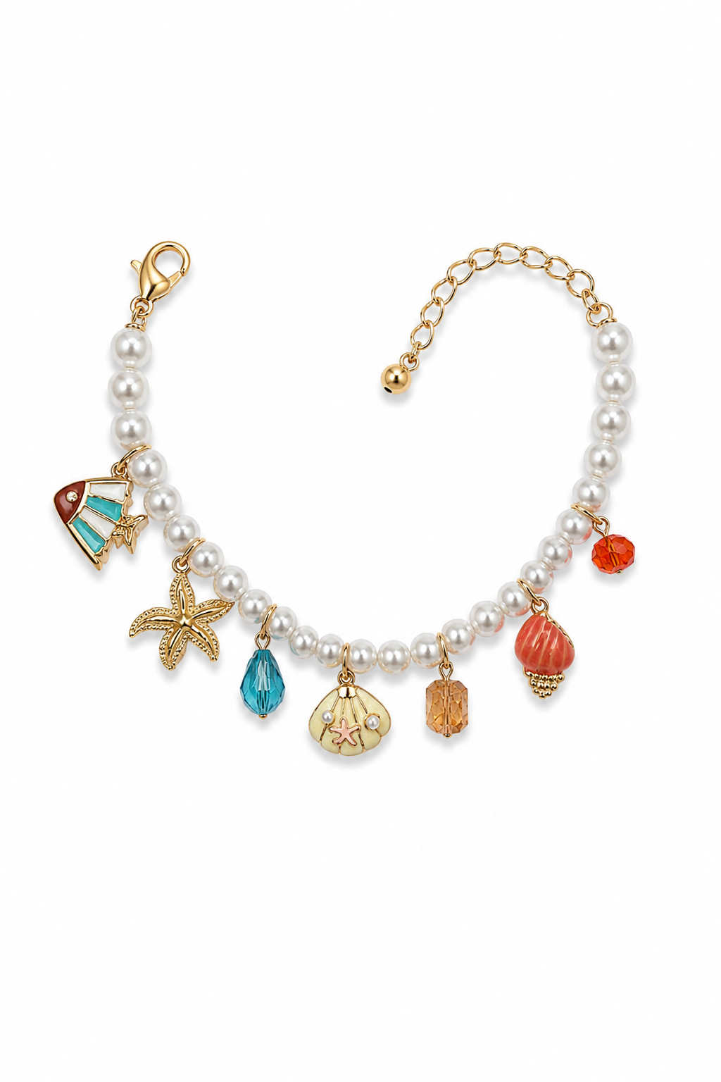 Beach Treasure Charm Bracelet