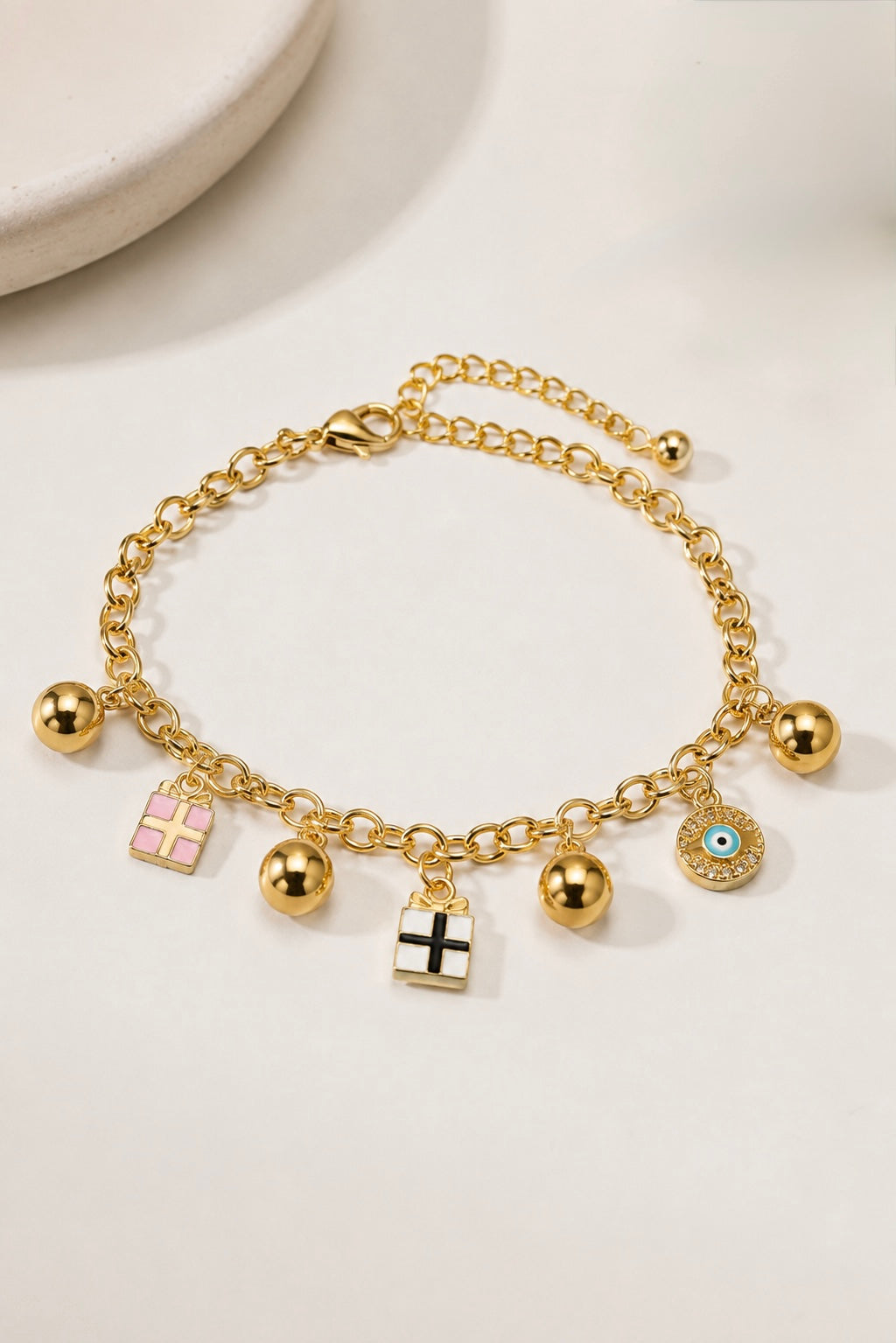 Evil Eye Charm Bracelet.