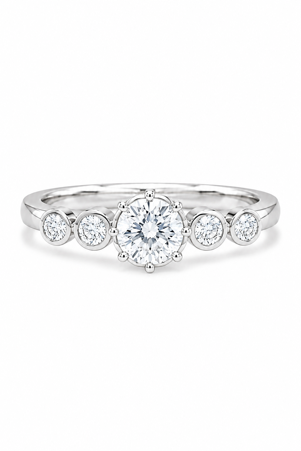 Starlight Solitaire Ring