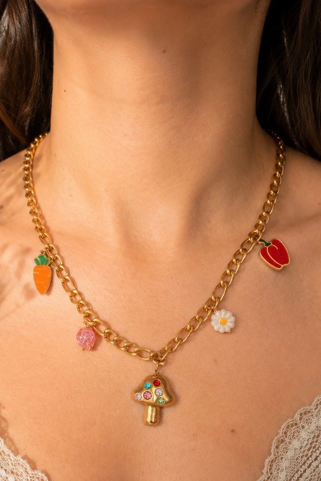 Whimsy Garden Charm Necklace