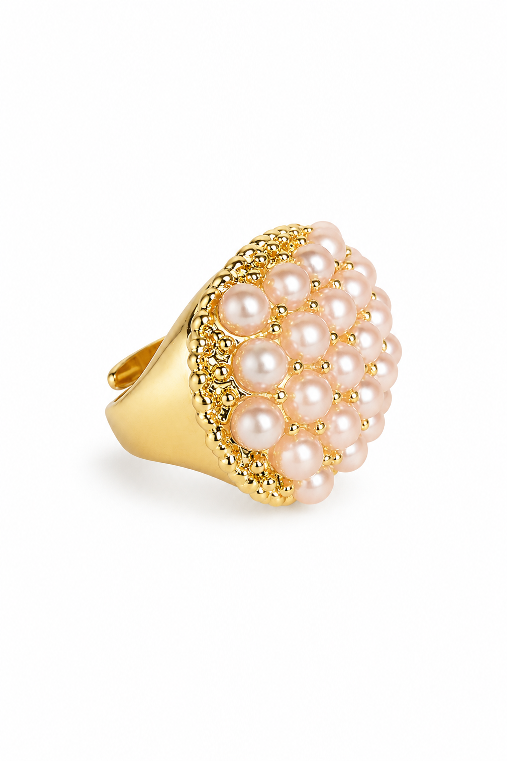 Blush Pearl Bloom Ring