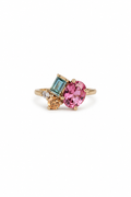 Aurora Pink Crystal Ring