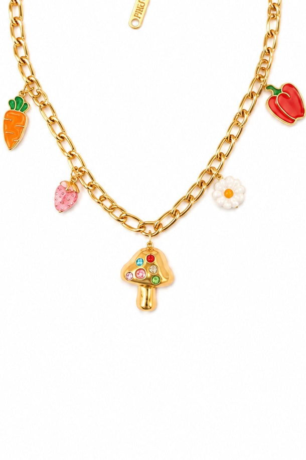 Whimsy Garden Charm Necklace