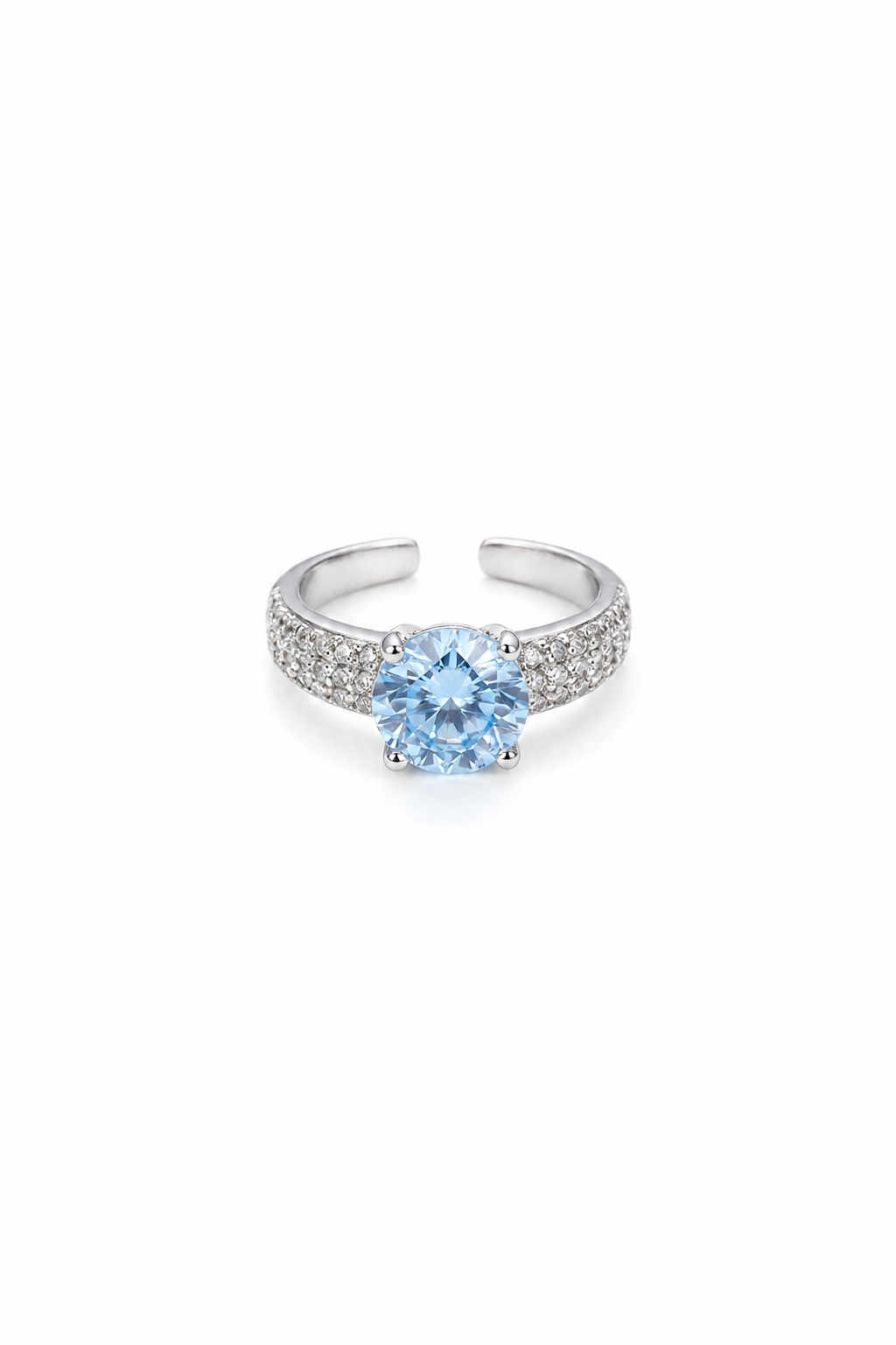 Baby blue Myra ring