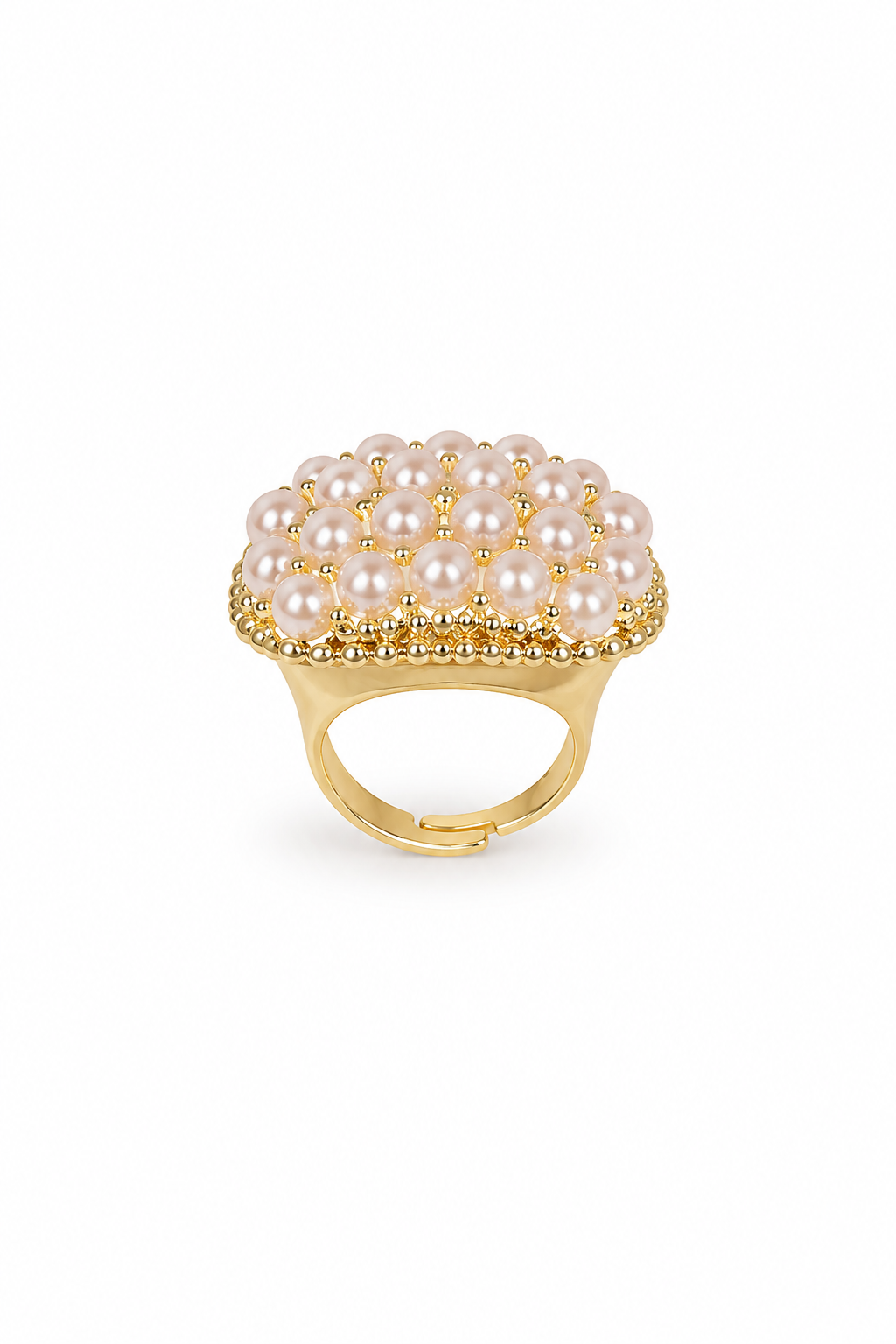 Blush Pearl Bloom Ring