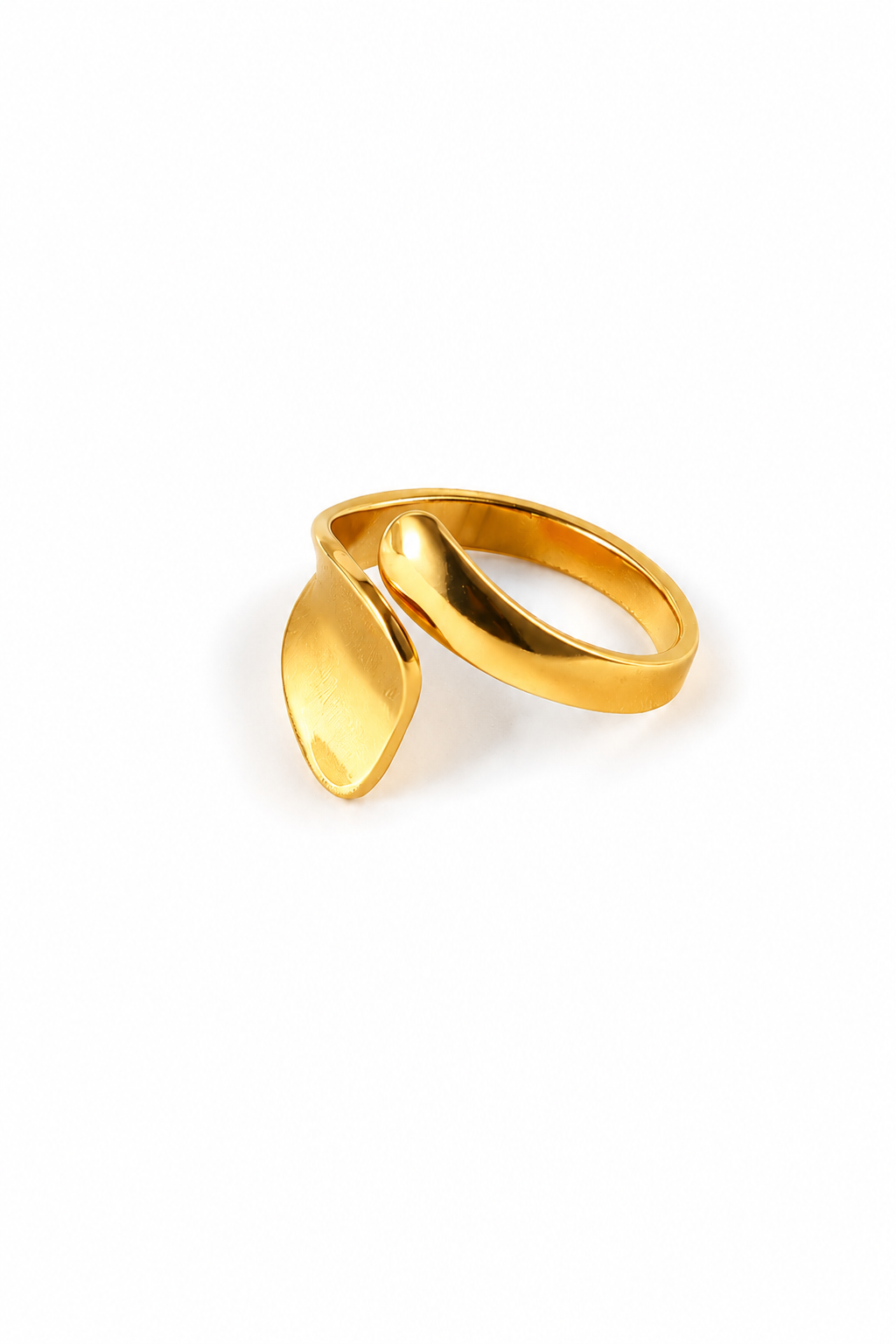 Luna wrap gold ring