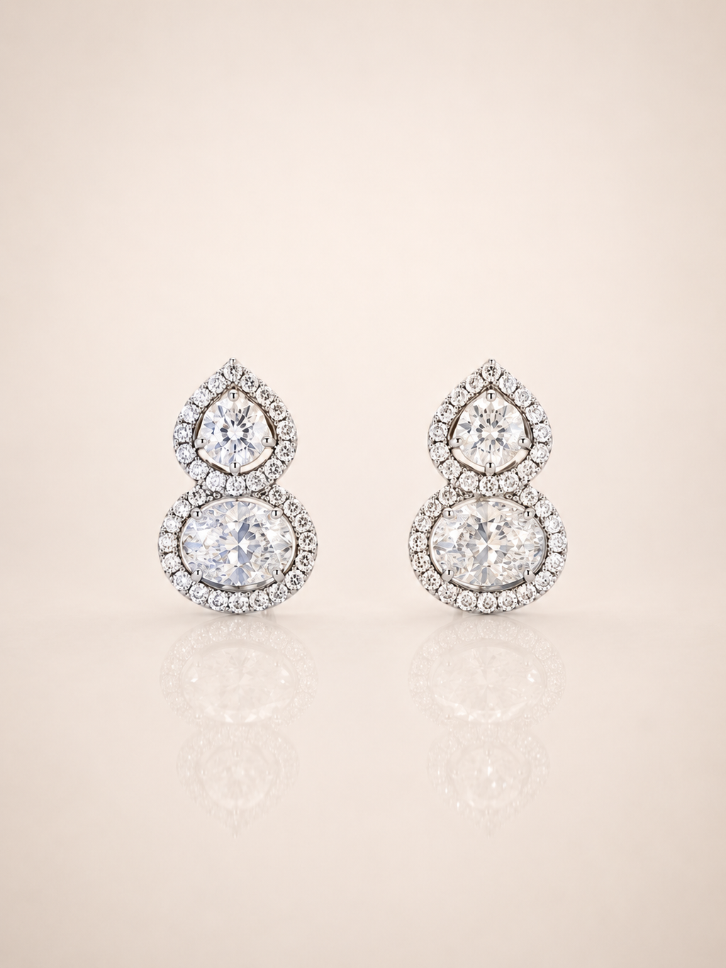 Celeste Crystal Stud Earrings | Lara