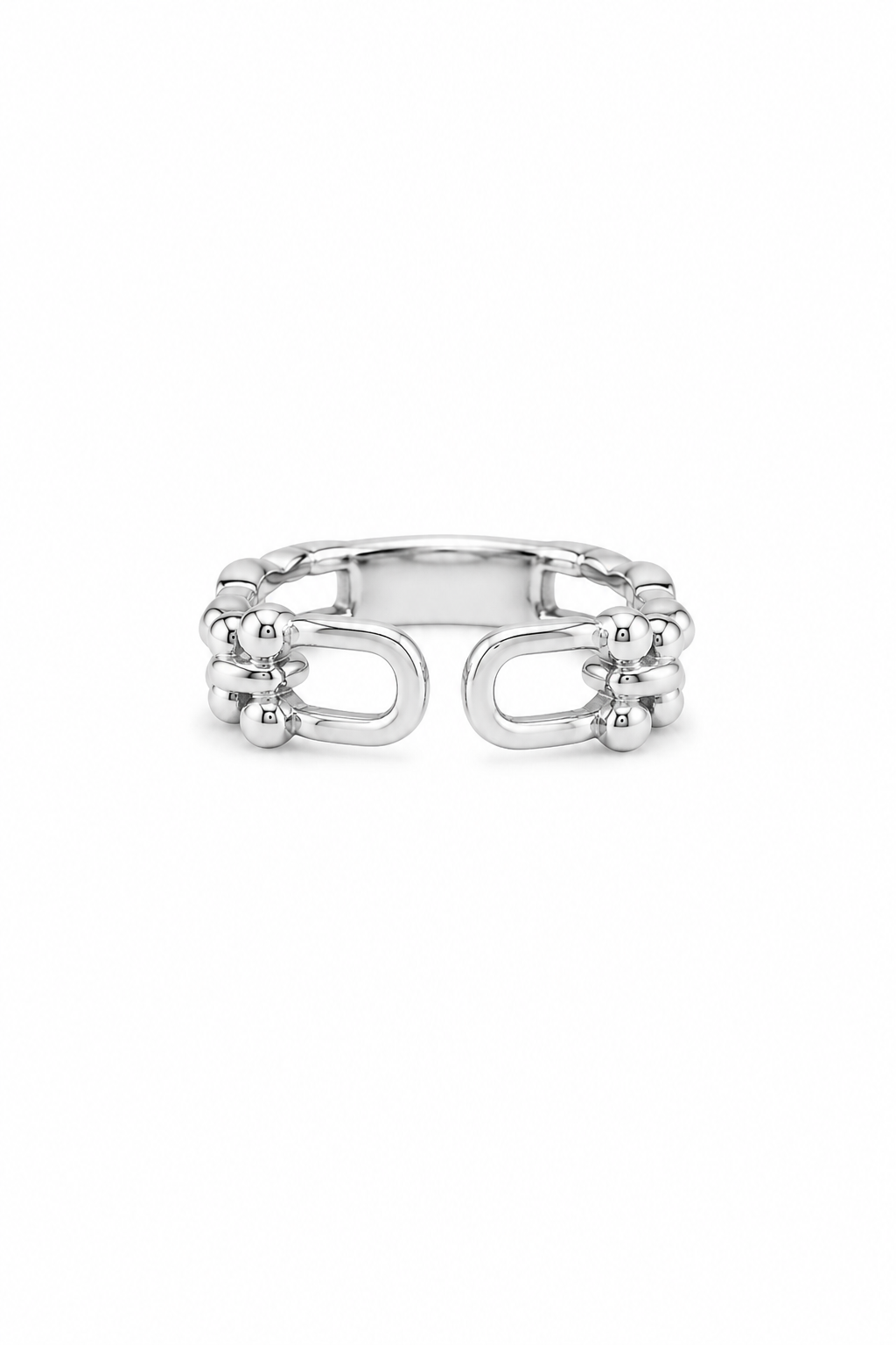 Silver Link Ring