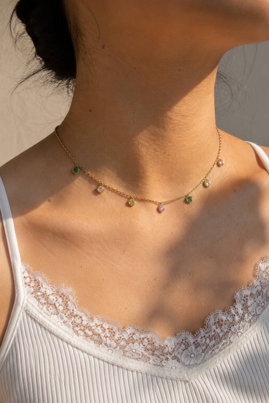 Confetti Dainty Pastel Choker