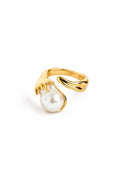 Molten Pearl Drip Ring