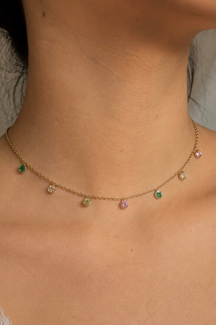 Confetti Dainty Pastel Choker
