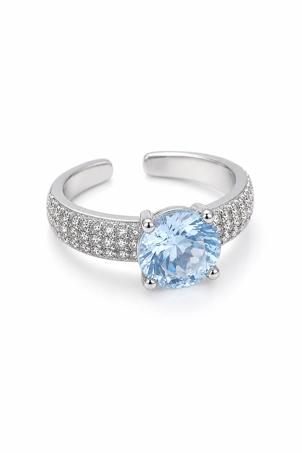 Baby blue Myra ring