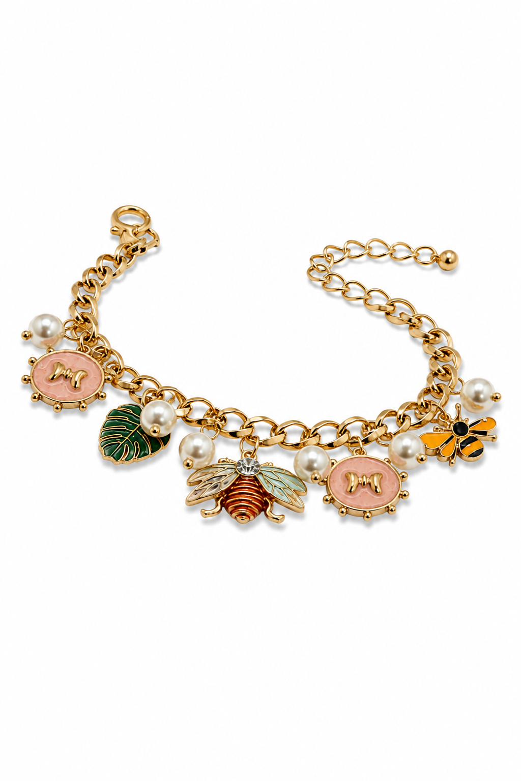 Bee Power Charm Bracelet