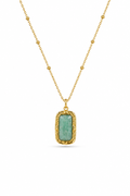 Green stone pendant