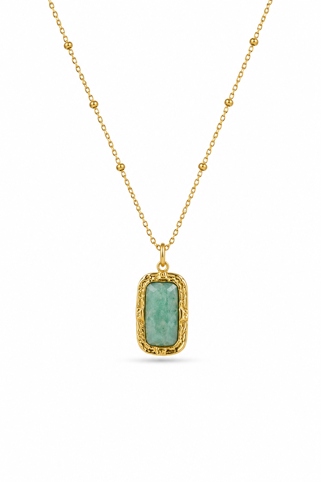 Green stone pendant
