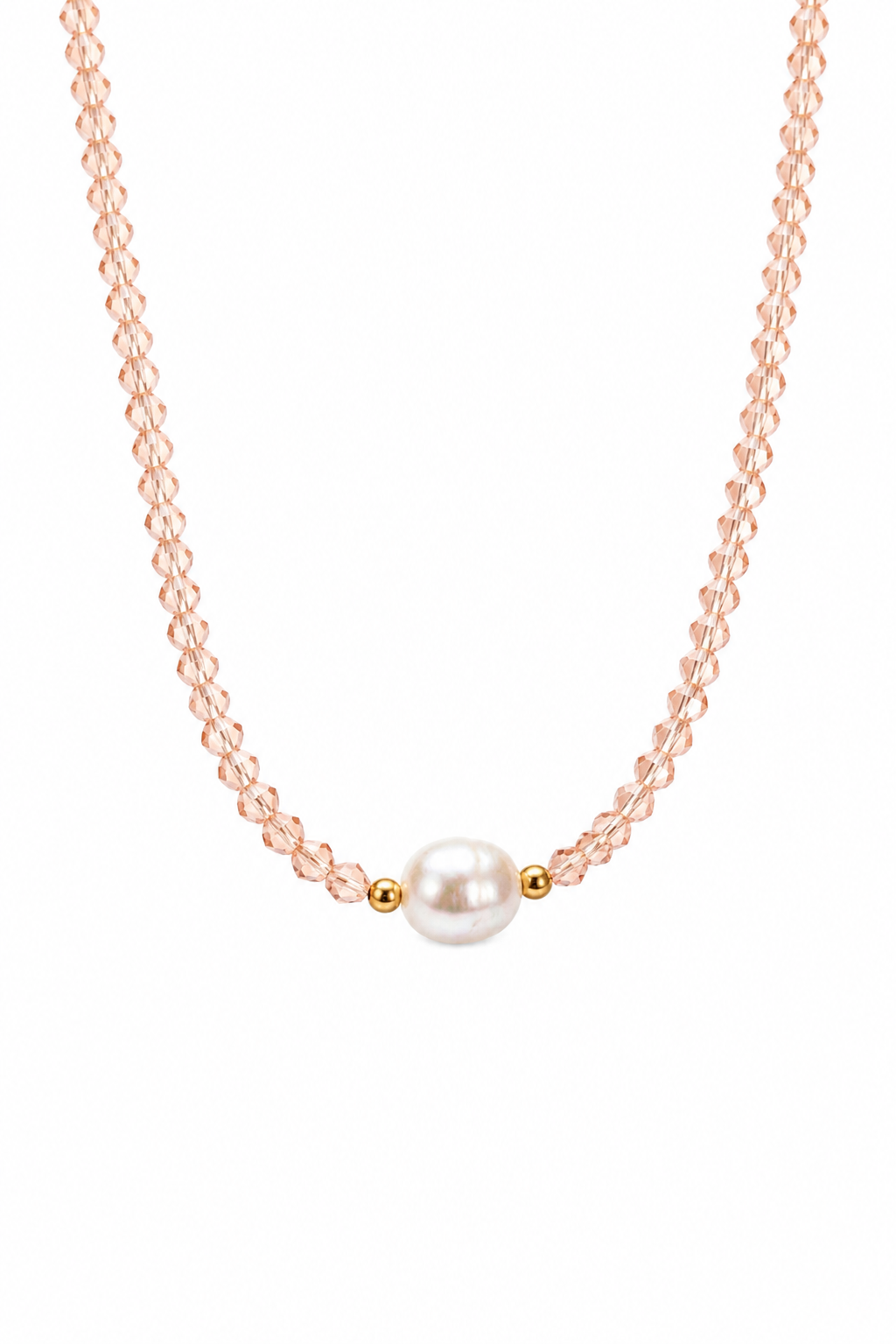 Gabriella pink fresh pearl necklace