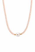 Gabriella pink fresh pearl necklace