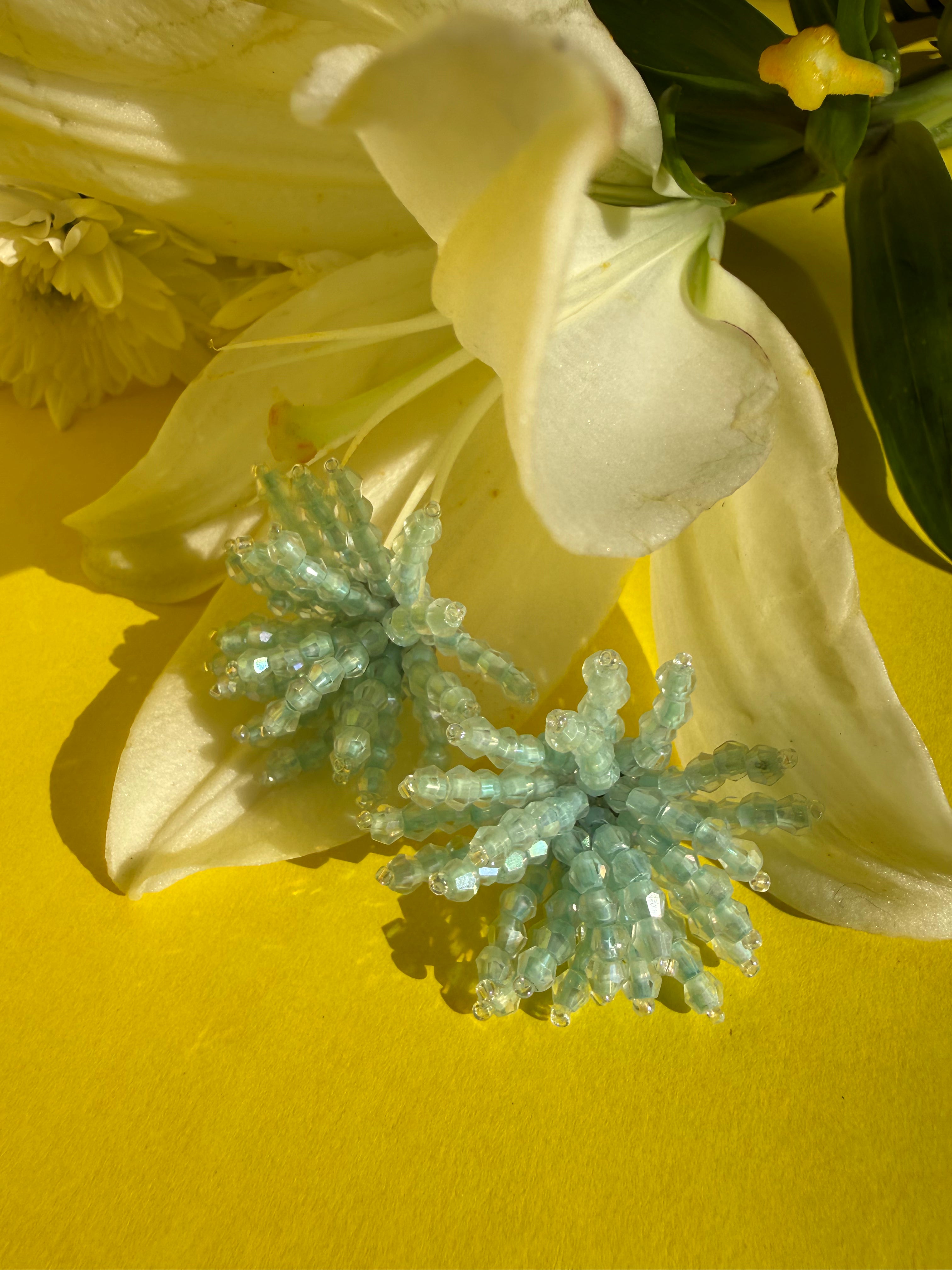 Aqua Cascade Bead Earrings | Aquarina