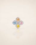 Pastel Bloom Crystal Stud Earrings | Ellisa