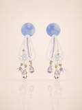 Pastel Dewdrop Floral Earrings