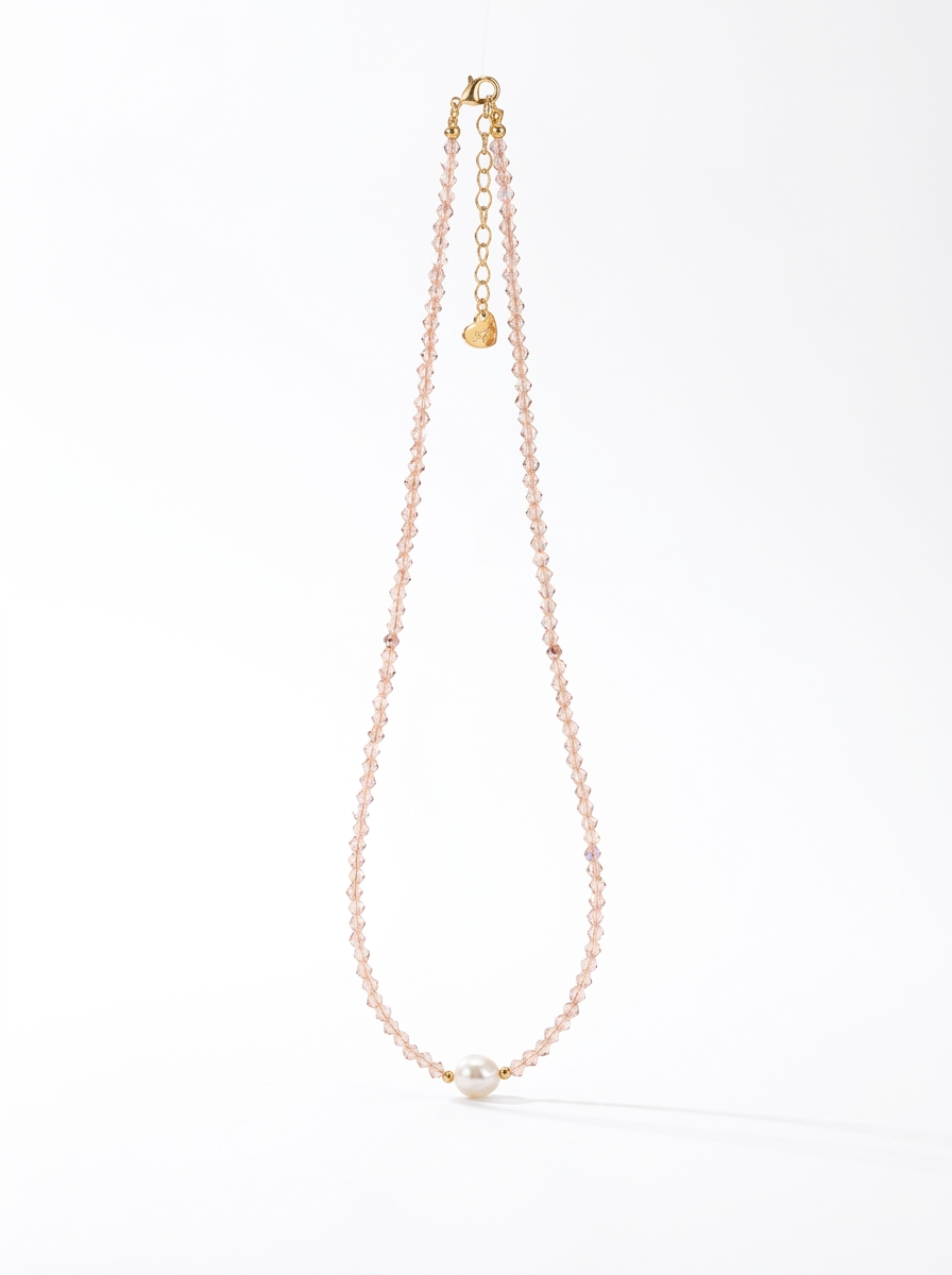 Gabriella pink fresh pearl necklace